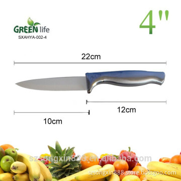 Single 4" utility knife ceramic with stainless steel handle